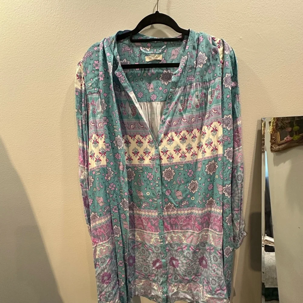 Spell Bohemian Dress Size Large 🐚 🐪 🌙 - Picture 6 of 11